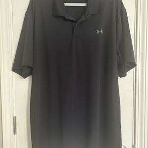 Under Armour Men's Black Polo Shirt